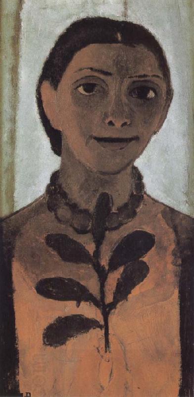 Paula Modersohn-Becker Self-portrait with Amber Necklace China oil painting art